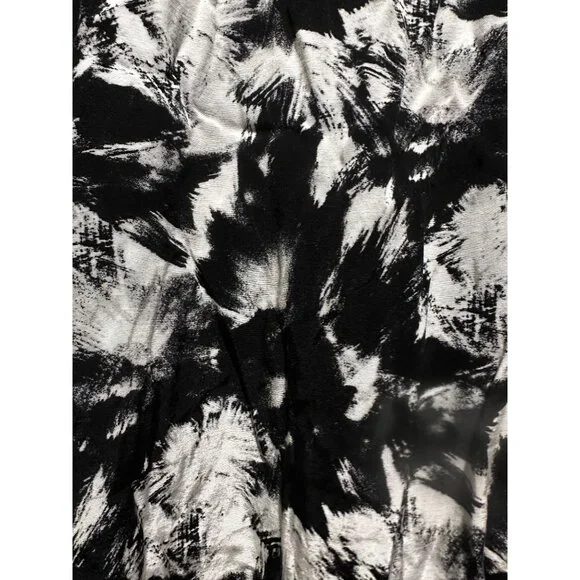 Whistles Hannah Suki Floral Abstract Tunic Dress Women 8 Black White Knee Length - Picture 13 of 16